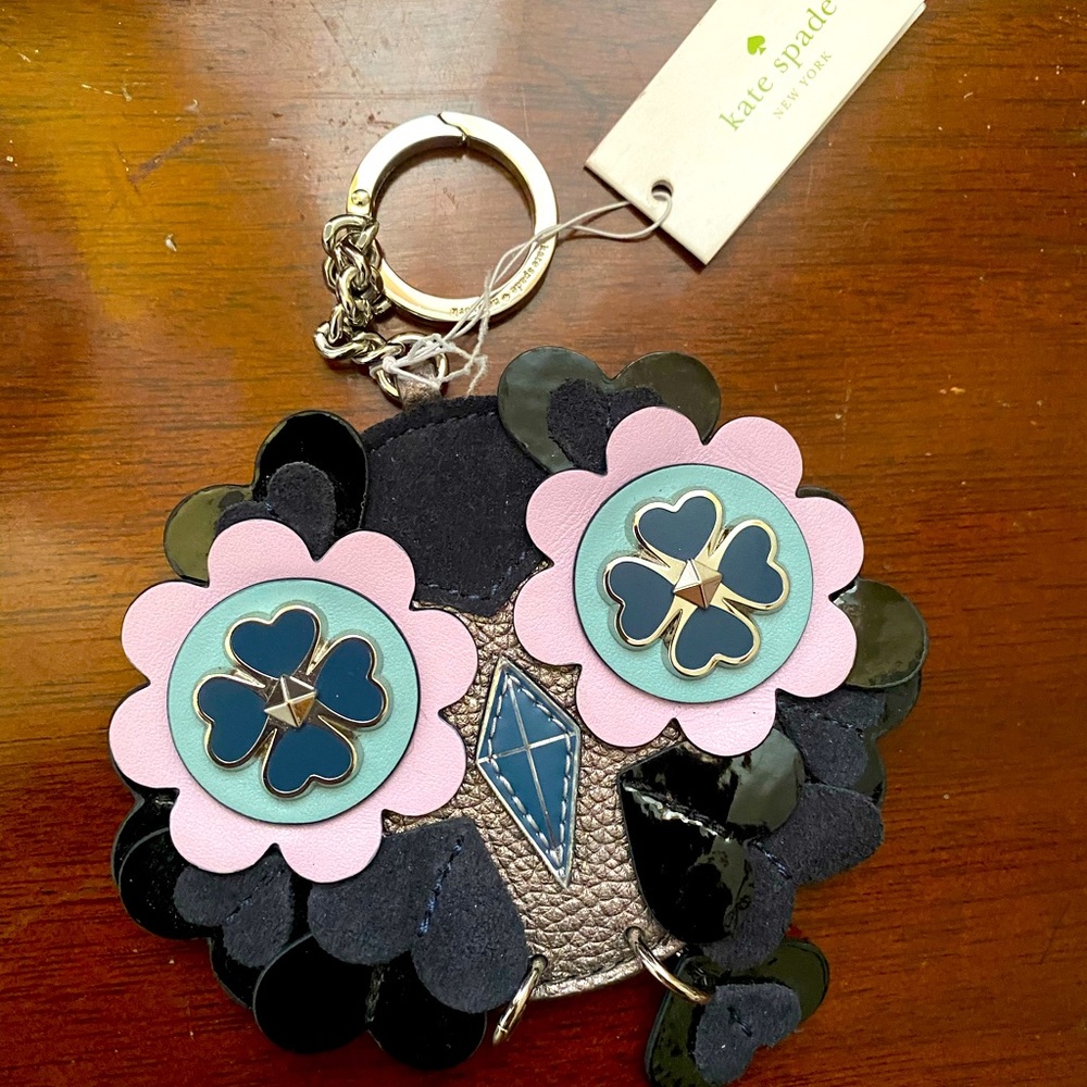 Kate Spade Night Owl key chain